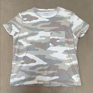 Arizona Jean Company Kids Camo Tee - Gray, White, and Tan